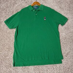 Polo Ralph Lauren Polo Bear Green Polo Shirt XL